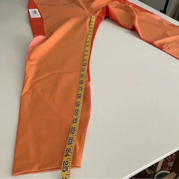 Outdoor Voices Zoom 7/8 Leggings XXS (Orange) Sunstone/Paprika/Peach Run Gym - Picture 12 of 15